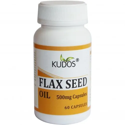 Льняное масло Кудос (Flax Seed Oil Kudos) 60 капс. / 500 мг