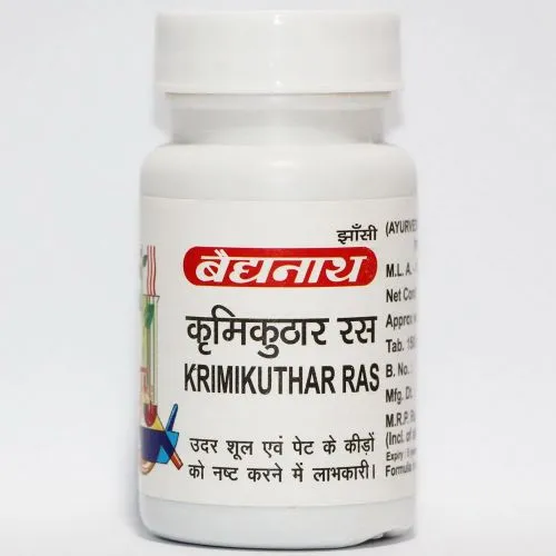 Кримикутхар Рас Байдьянатх (Krimikuthar Ras Baidyanath) 80 табл. / 150 мг