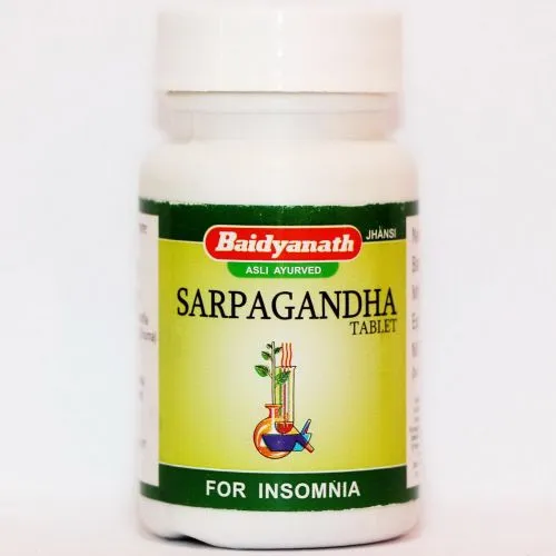 Сарпагандха Байдьянатх (Sarpagandha Baidyanath) 50 табл. / 450 мг