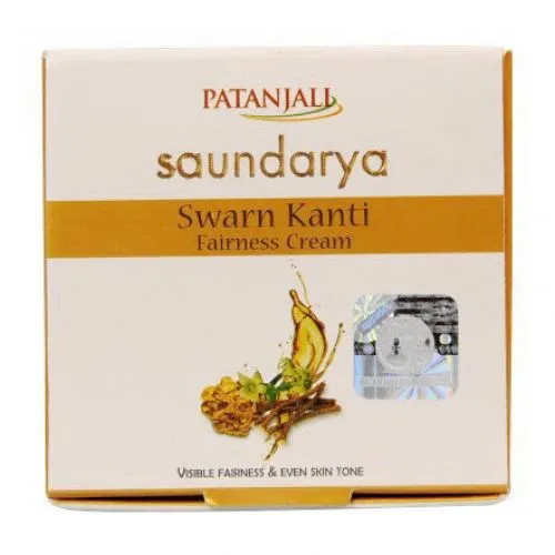 Осветляющий крем Саундарья Сварн Канти Патанджали (Swarn Kanti Fairness Cream Saundarya Patanjali) 15 г