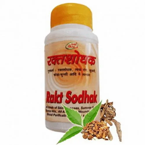 Ракта Шодхак Шри Ганга (Rakt Sodhak Shri Ganga) 200 табл. / 100 мг