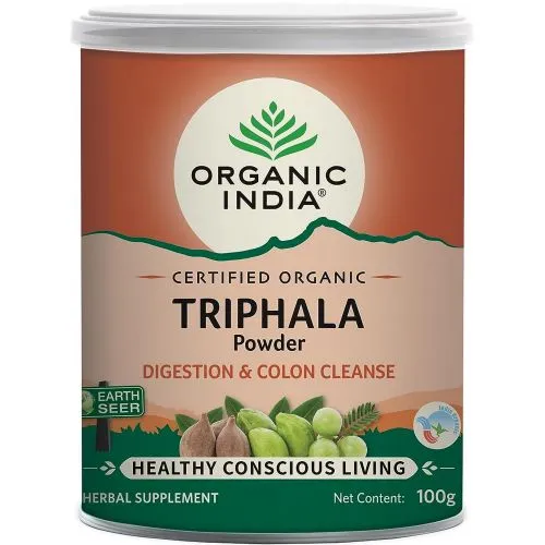 Трифала порошок Органик Индия (Triphala Powder Organic India) 100 г