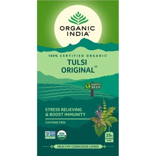 Чай Тулси Ориджинал Органик Индия (Tulsi Original Tea Organic India) 25 пакетиков по 1.74 г