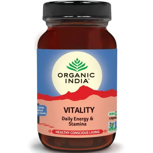 Вайтелити «Жизнеспособность» Органик Индия (Vitality Organic India) 60 капс. / 325 мг