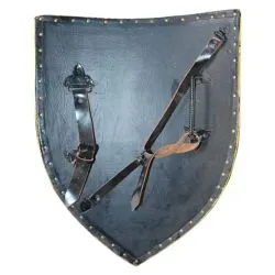 Средневековый щит с изображением льва 0