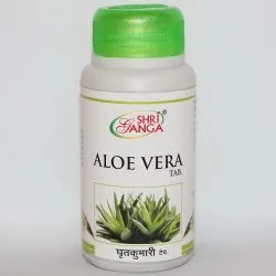 Алоэ вера Шри Ганга (Aloe vera Tab Shri Ganga) 60 табл. / 500 мг могут быть разломаны 0