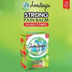Амрутанджан «Зеленый» бальзам от боли (Amrutanjan Strong Pain Balm Double Power) 7.2 г (8 мл) 3