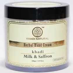 Крем для рук «Молоко и Шафран» с маслом Ши Кхади (Hand Cream Milk & Saffron Khadi) 100 г 0