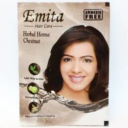 Эмита каштановая краска-хна (Chestnut Henna Emita) 60 г (6 пакетиков) 4