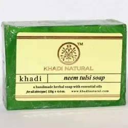 Мыло «Ним и Тулси» Кхади (Neem & Tulsi Soap Khadi) 125 г 0