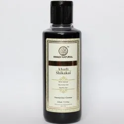 Травяной шампунь от выпадения волос «Шикакай» Кхади (Shikakai Shampoo Khadi) 210 мл 1