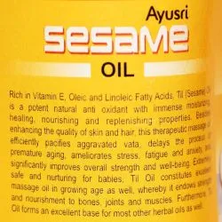 Кунжутное масло Аюсри (Sesame Oil Ayusri) 500 мл 4