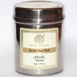 Маска для лица «Ним» Кхади (Neem Face Pack Khadi) 50 г 0