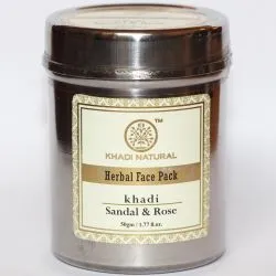 Маска для лица «Сандал и Роза» Кхади (Sandal & Rose Face Pack Khadi) 50 г 2