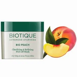 Очищающая маска-пленка (отрывная) для лица Био Персик Биотик (Bio Peach Mask Biotique) 50 г 1