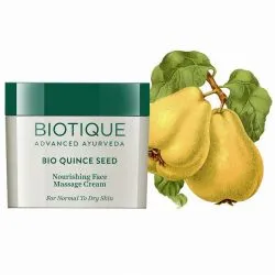 Питательный массажный крем для лица Био Семена Айвы Биотик (Bio Quince Seed Cream Biotique) 50 г 1