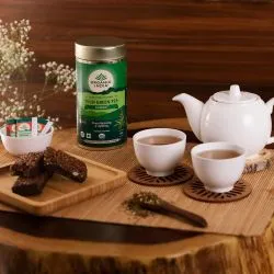 Зеленый чай с Тулси Органик Индия (Tulsi Green Tea Classic Organic India) 100 г 4