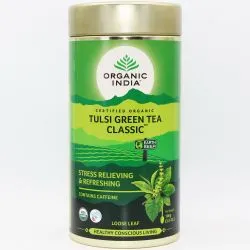 Зеленый чай с Тулси Органик Индия (Tulsi Green Tea Classic Organic India) 100 г 1