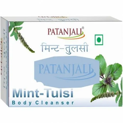 Мыло Мята и Тулси Патанджали (Mint & Tulsi Body Cleanser Patanjali) 75 г