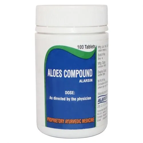 Алоез Компаунд Аларсин (Aloes Compound Alarsin) 100 табл. / 430 мг