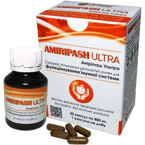 Амирипаш Ультра Амма (Amiripash Ultra Amma) 30 капс. / 800 мг (экстракт)