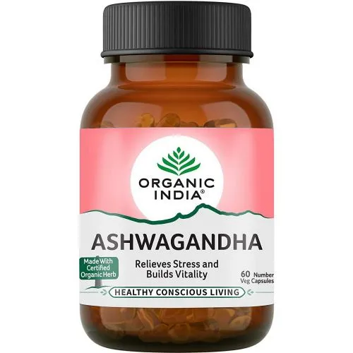 Ашваганда Органік Індія (Ashwagandha Organic India) 60 капс. / 400 мг