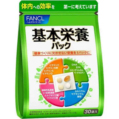 Базовый пакет питания Фанкл (Basic Nutrition Pack Fancl) 30 пакетиков