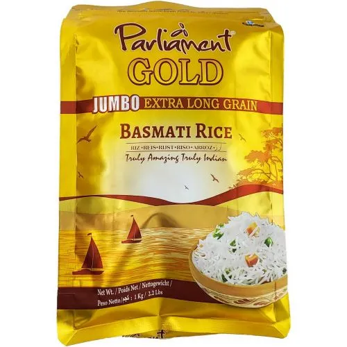 Рис басмати экстра длинный Золото Парламента (Basmati Rice Parliament Gold) 1 кг