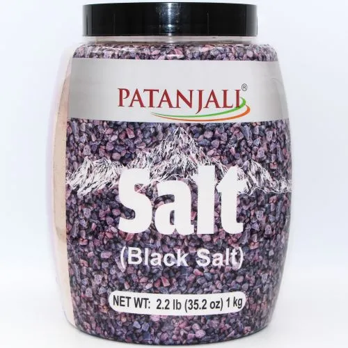 Черная соль Патанджали (Black Salt Patanjali) 1 кг (мелкий помол)