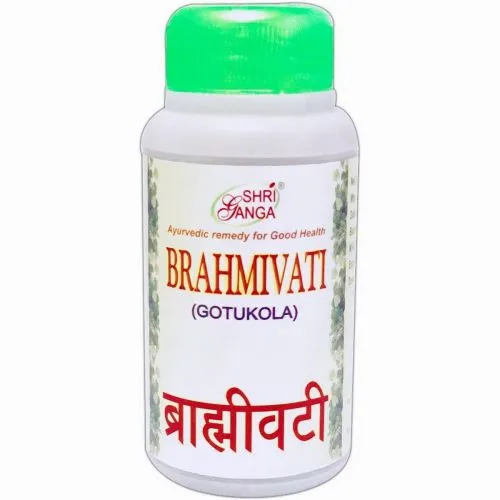 Брахми Вати Шри Ганга (Brahmi Vati (Gotu Kola) Shri Ganga) 200 табл. / 500 мг