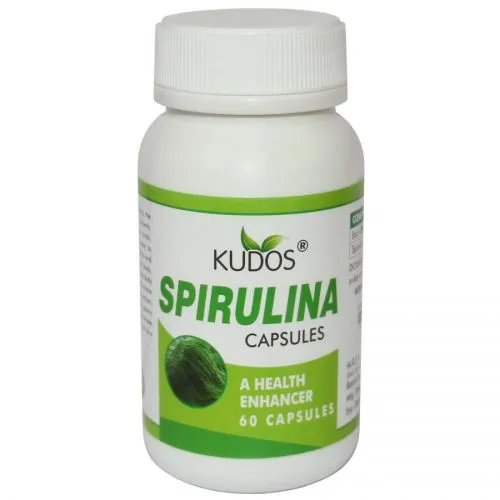 Спирулина Кудос (Spirulina Kudos) 60 капс. / 500 мг (экстракт)