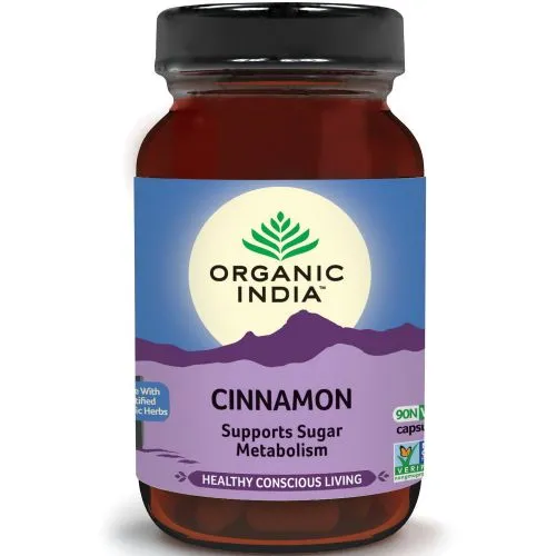 Корица цейлонская Органик Индия (Cinnamon Organic India) 60 капс. / 325 мг
