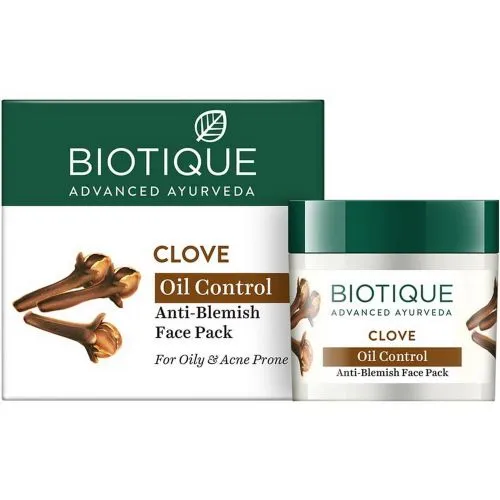 Маска от прыщей Гвоздика Биотик (Clove Oil Control Anti-Blemish Face Pack Biotique) 75 г