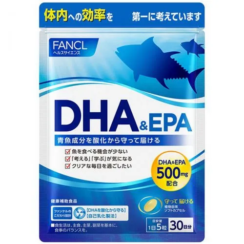 Рыбий жир ДГК и ЭПК (Омега-3) Фанкл (DHA & EPA Fancl) 150 капс.