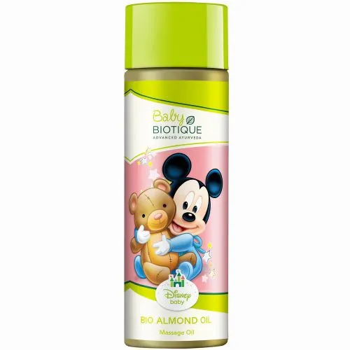 Массажное масло для детей «Микки Маус» Био Миндаль Биотик (Bio Almond Disney Baby Massage Oil Biotique) 200 мл
