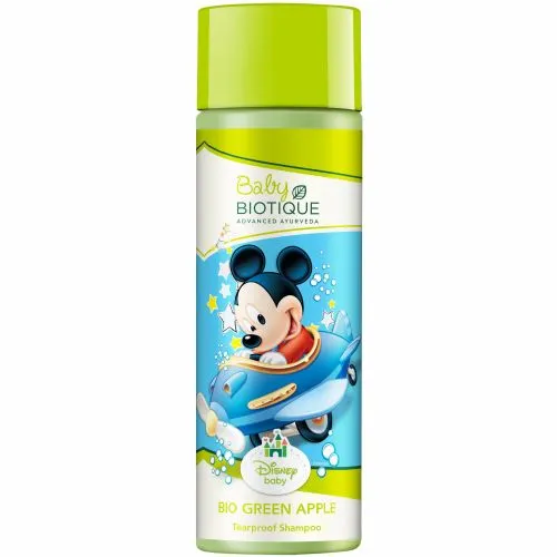 Шампунь для детей «Микки Маус» Био Зеленое Яблоко Биотик (Bio Green Apple Disney Baby Shampoo Biotique) 190 мл