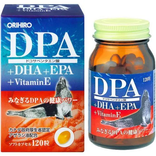 Омега-3 Орихиро (DPA+DHA+EPA+Vitamin E Orihiro) 120 капс. / 360 мг (жидкое содержимое 230 мг)