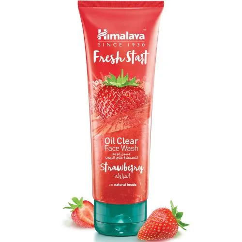 Гель для умывания лица Клубника Хималая (Fresh Start Oil Clear Face Wash Strawberry Himalaya) 100 мл