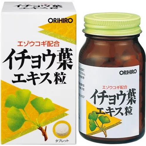 Гинкго билоба Орихиро (Ginkgo Biloba Extract Orihiro) 60 г (240 табл. / 250 мг) (экстракт)