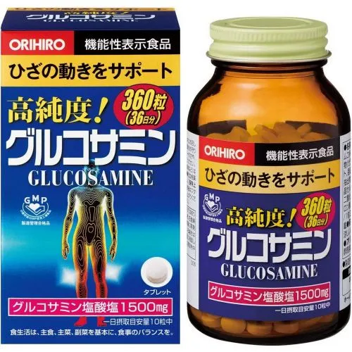 Глюкозамин очищенный Орихиро (Glucosamine Orihiro) 90 г (360 табл. / 250 мг)