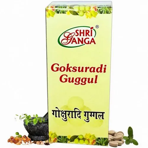 Гокшуради Гуггул Шри Ганга (Goksuradi Guggul Shri Ganga) 50 г (примерно 160 табл. / 300 мг)