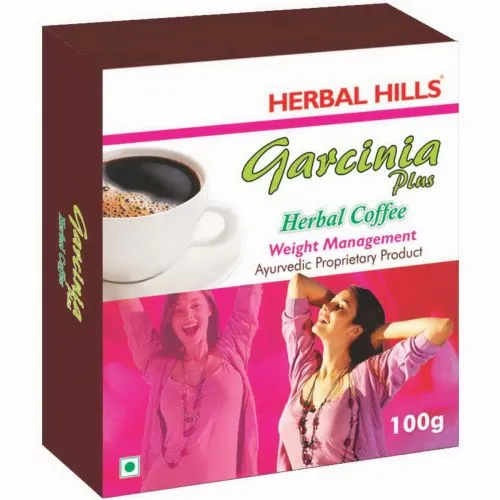 Растительный «Кофе» без кофеина для похудения Гарциния Хербал Хилс (Herbal Coffee Garcinia Herbal Hills) 100 г