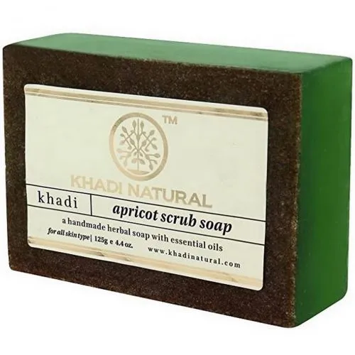Мыло-скраб «Абрикос» Кхади (Apricot Scrub Soap Khadi) 125 г