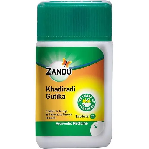 Кхадиради Гутика Занду (Khadiradi Gutika Zandu) 70 табл. / 250 мг