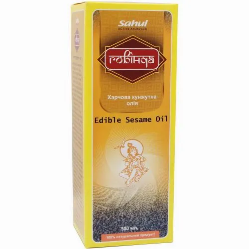 Кунжутное масло холодного отжима Говинда Сахул (Sesame Oil Govinda Sahul) 500 мл