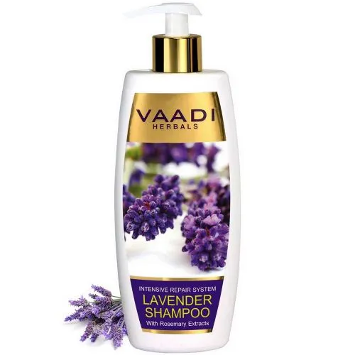 Шампунь «Лаванда» с экстрактом розмарина Ваади (Lavender Shampoo with Rosemary Extract Vaadi) 350 мл