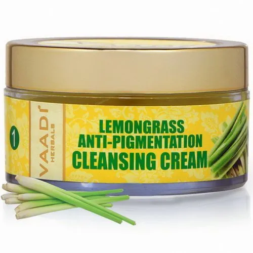 Антипигментный очищающий крем с лемонграссом Ваади (Lemongrass Anti-Pigmentation Cleansing Cream Vaadi) 50 г