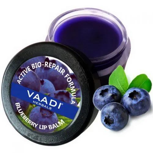 Бальзам для губ с черникой Ваади (Lip Balm Blueberry Vaadi) 6 г