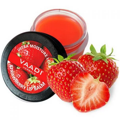 Бальзам для губ с клубникой и медом Ваади (Lip Balm Strawberry & Honey Vaadi) 6 г