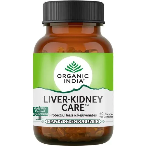 ЭлКейСи «Забота о печени и почках» Органик Индия (Liver Kidney Care Organic India) 60 капс. / 325 мг